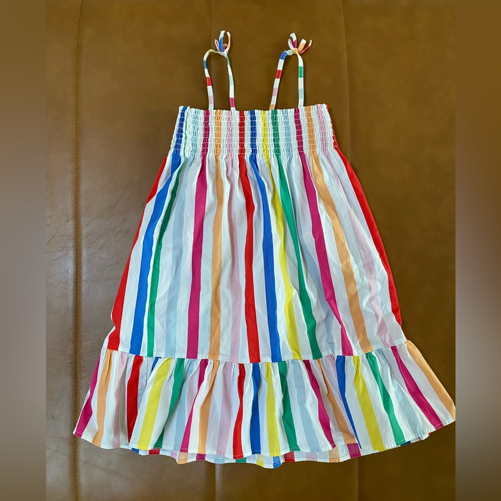 Girls Colorful Striped Sundress